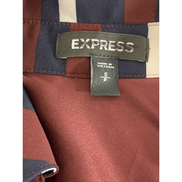 Express Striped Short Romper Jumpsuit Size Small - Picture 5 of 8